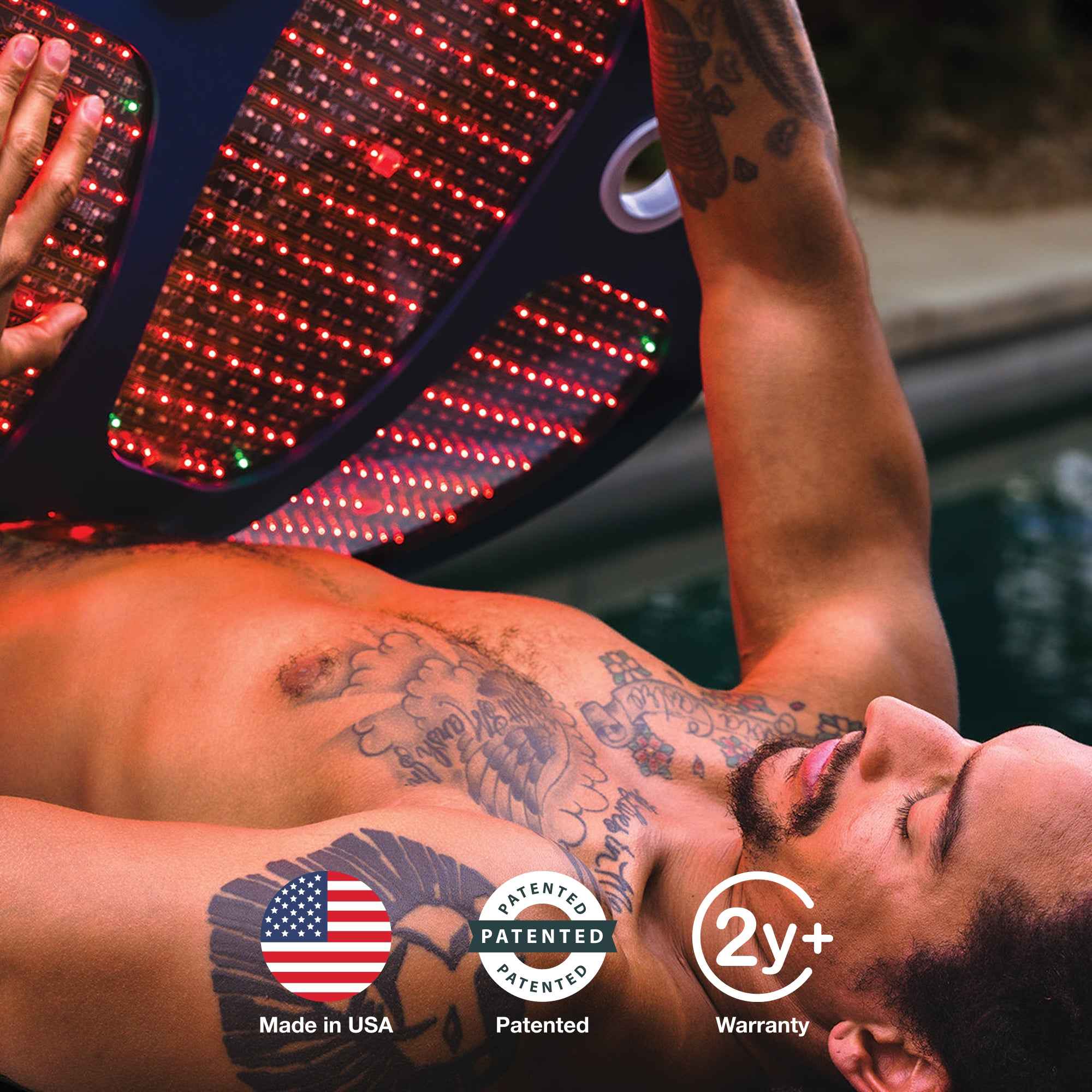 Celluma DELUX II is a cost-efficient, medical-grade full-body LED red light therapy system.