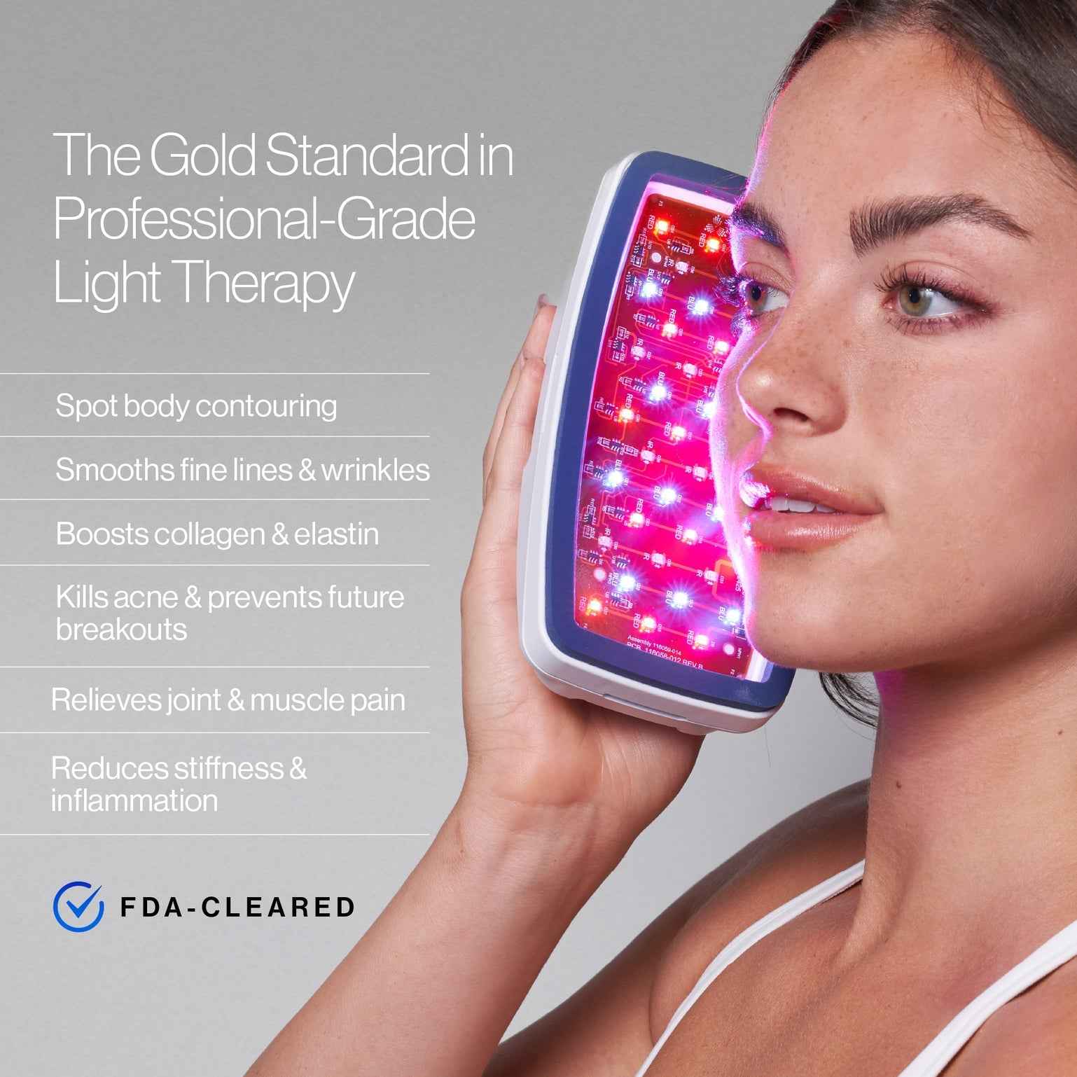 Celluma POD II portable LED red light therapy device for targeted acne, wrinkle, and pain spot treatments.