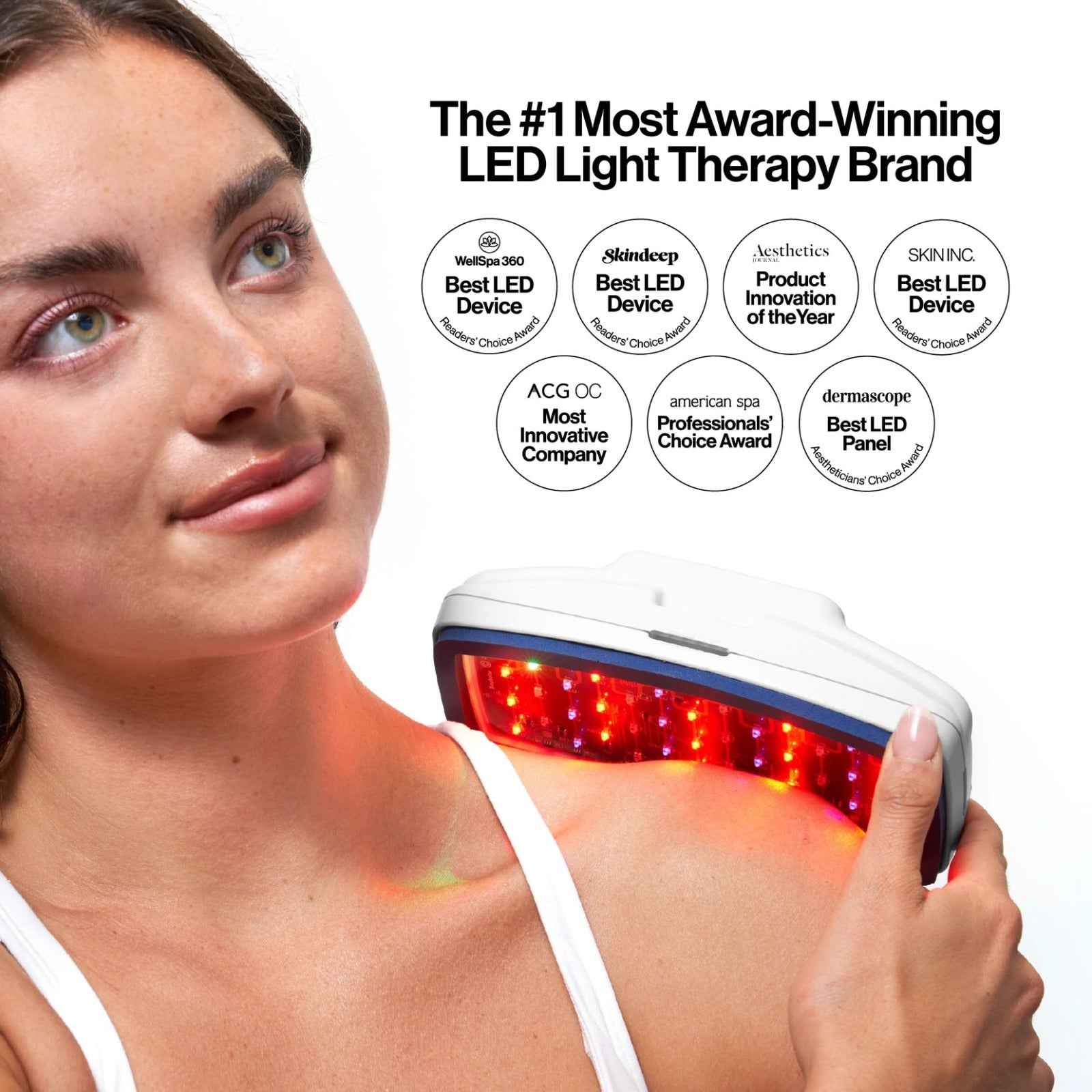 Celluma POD II is an ultra-portable LED red light therapy is the most award winning LED Light therapy brand.