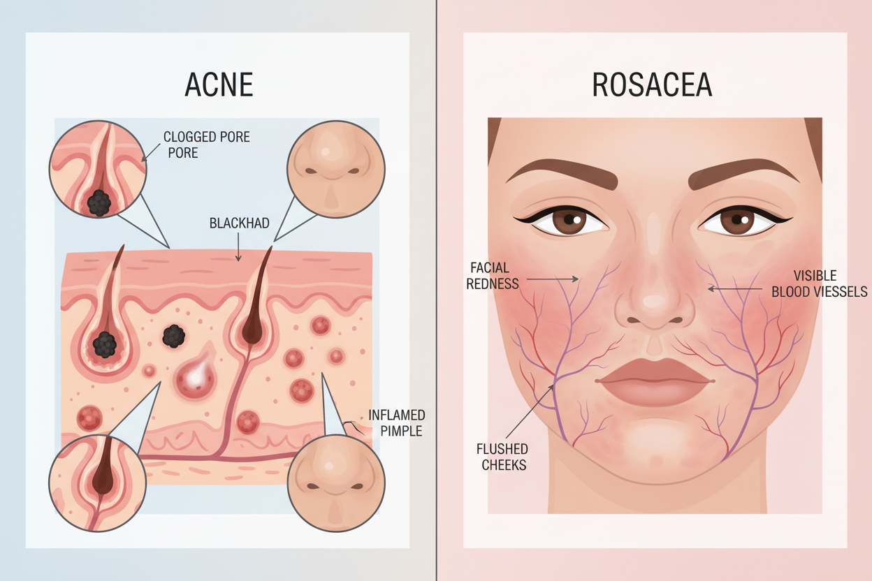 acne vs Rosacea