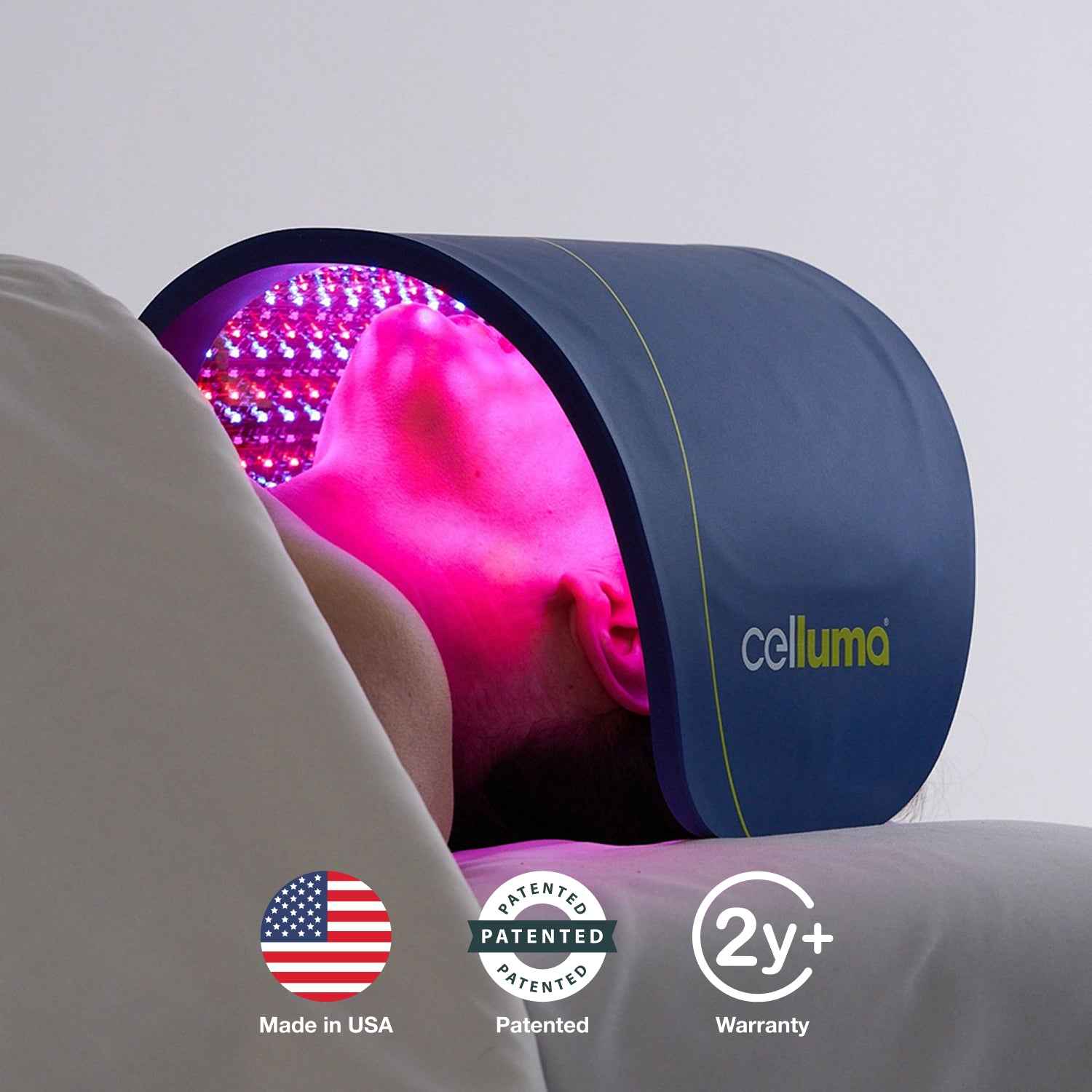 Celluma PRO LED Red Light therapy is made in USA. 