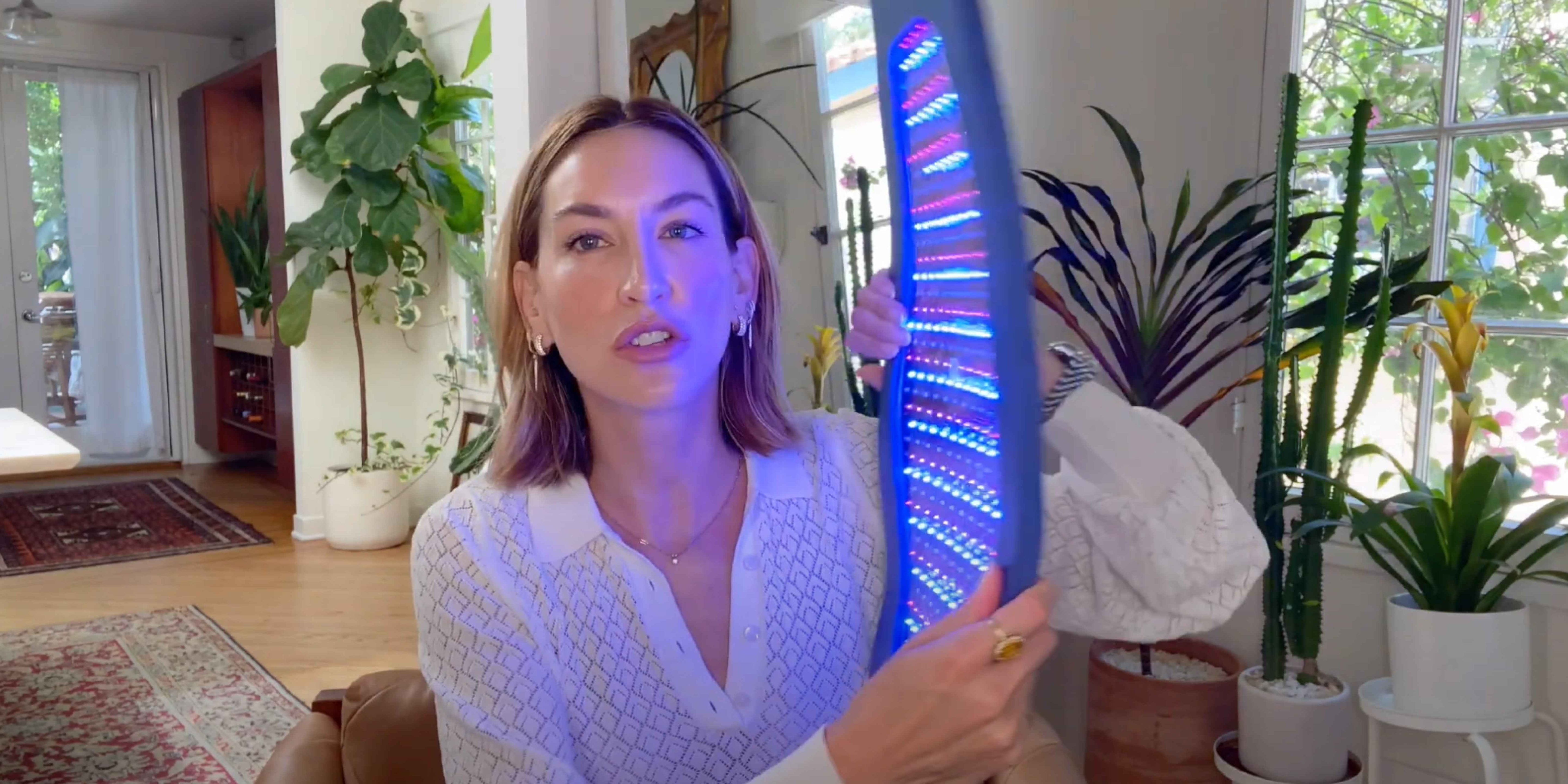 Dermatologist-approved skin rejuvenation with the Celluma LED red light therapy Device.
